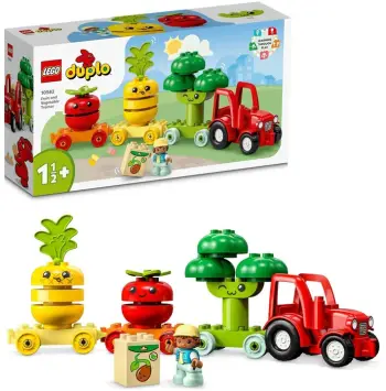 Set LEGO® DUPLO® 10982 Tractor with vegetables and fruits, 19 pjesë