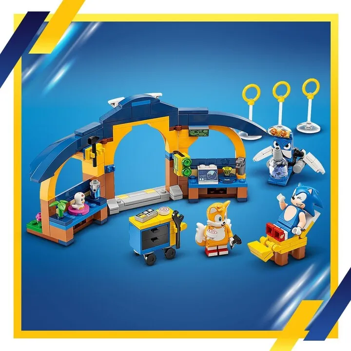Set LEGO® Sonic the Hedgehog™ 76991 Tails' Workshop and Tornado Plane - 6