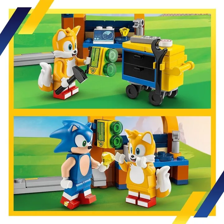 Set LEGO® Sonic the Hedgehog™ 76991 Tails' Workshop and Tornado Plane - 8