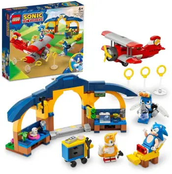 Set LEGO® Sonic the Hedgehog™ 76991 Tails' Workshop and Tornado Plane
