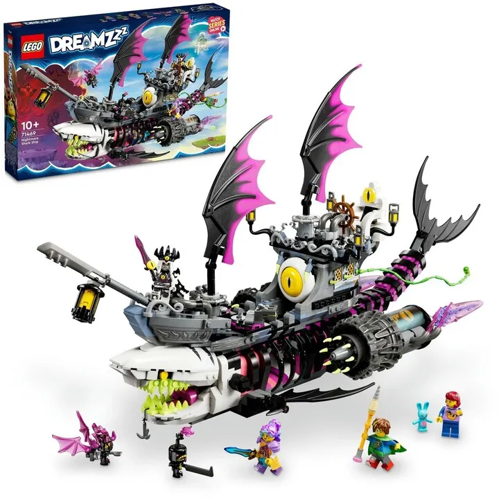Figurë LEGO® DREAMZzz™ 71469 Nightmare Shark Boat - 1