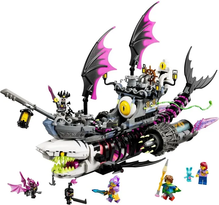 Figurë LEGO® DREAMZzz™ 71469 Nightmare Shark Boat - 2
