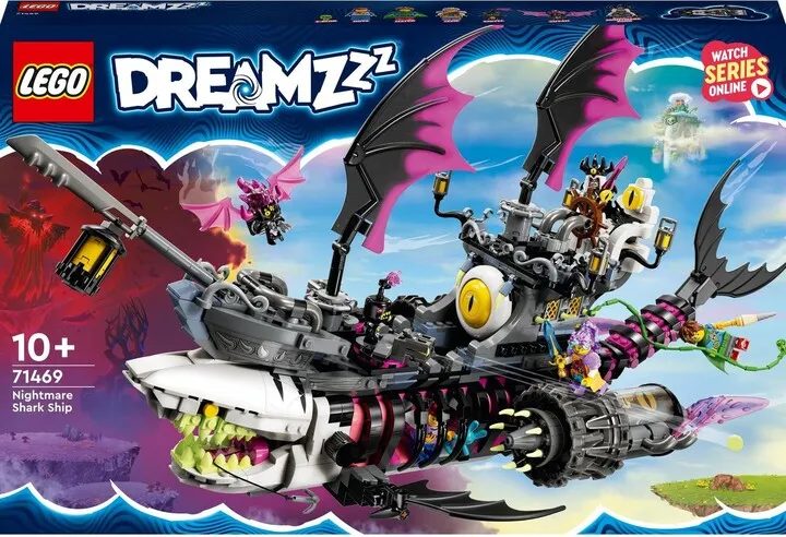 Figurë LEGO® DREAMZzz™ 71469 Nightmare Shark Boat - 6