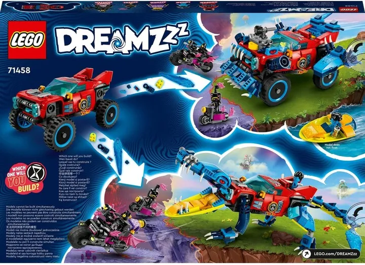 Set LEGO® DREAMZzz™ 71458 Crocodile Car, 494 pjesë - 10