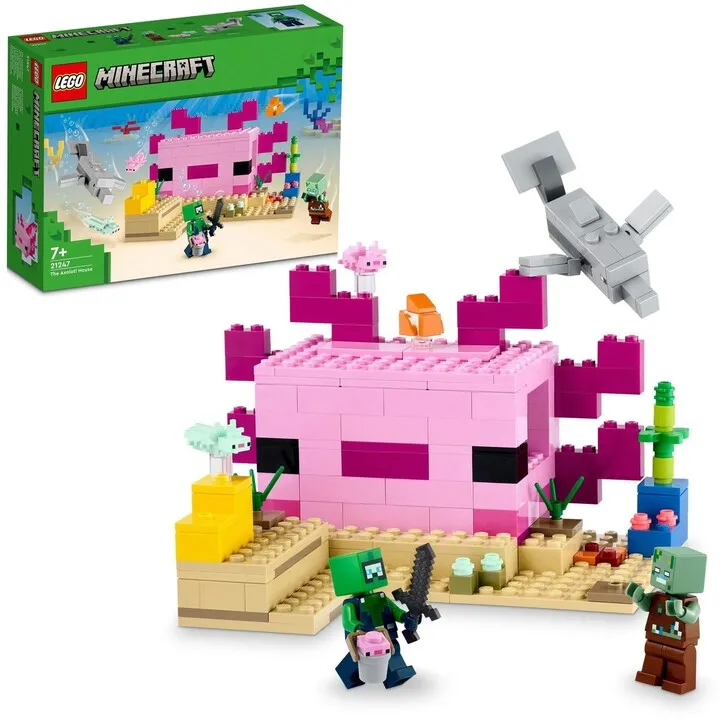Set LEGO® Minecraft® 21247 Axolotl House - 1