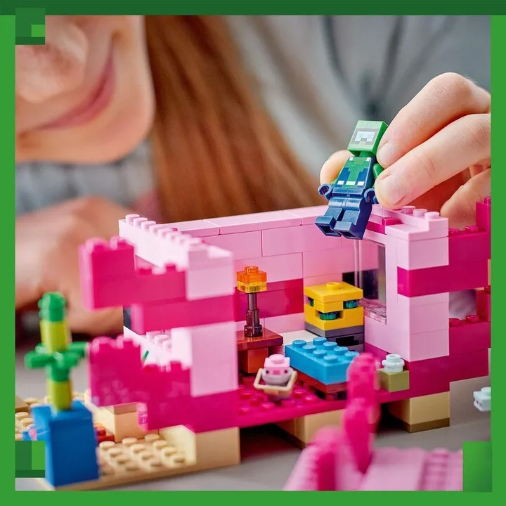 Set LEGO® Minecraft® 21247 Axolotl House - 6