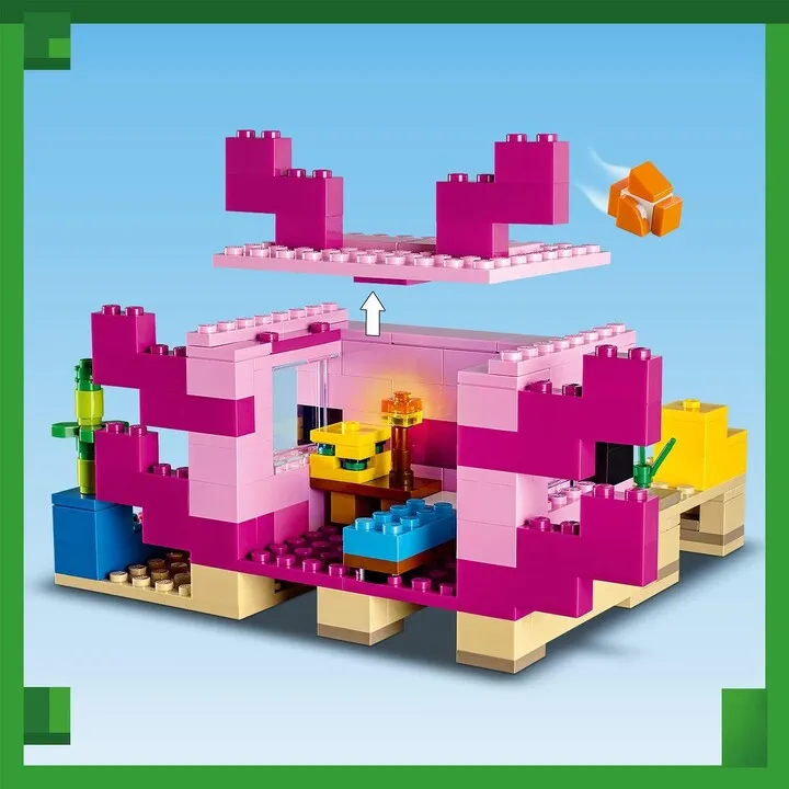 Set LEGO® Minecraft® 21247 Axolotl House - 7