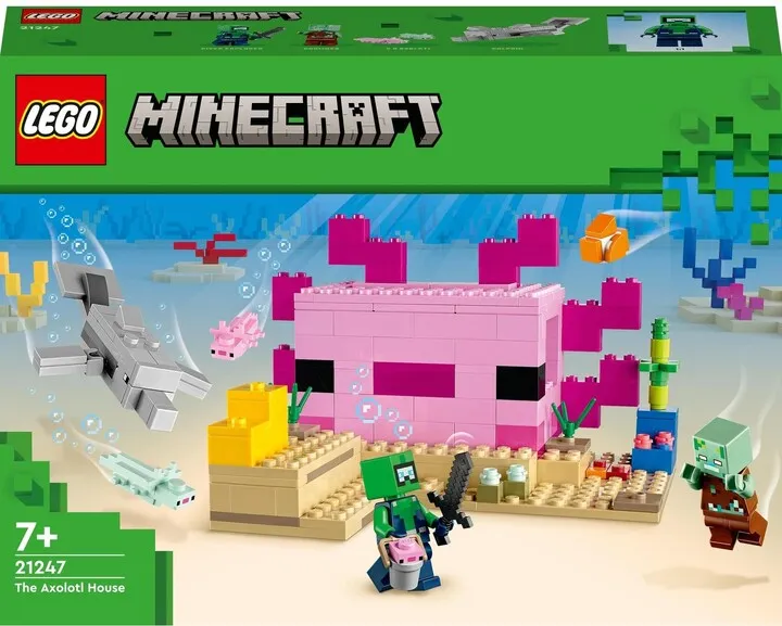 Set LEGO® Minecraft® 21247 Axolotl House - 9