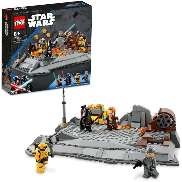 Set LEGO® Star Wars™ 75334 Obi-Wan Kenobi™ Vs. Darth Vader™, 282 pjesë - 1