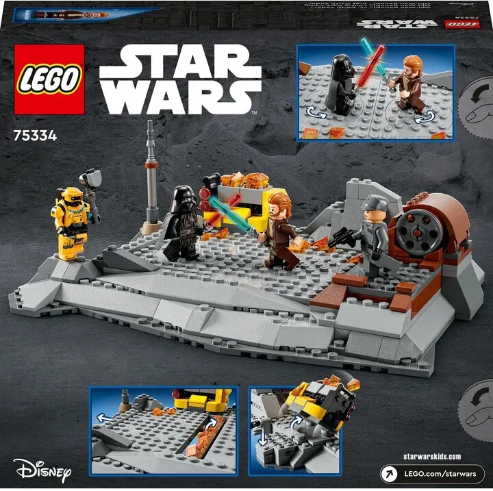 Set LEGO® Star Wars™ 75334 Obi-Wan Kenobi™ Vs. Darth Vader™, 282 pjesë - 10