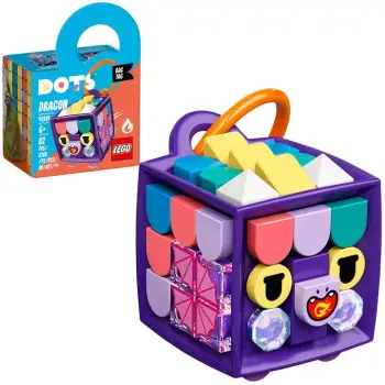 Set LEGO DOTS 41939 Bag decoration - dragon, 82 pjesë