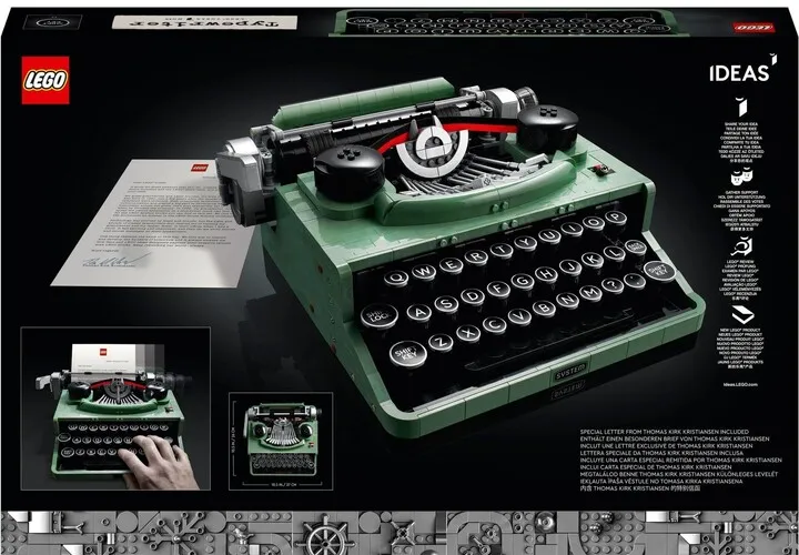 Set lodër LEGO® Ideas 21327 Typewriter, 2,079 pjesë - 10