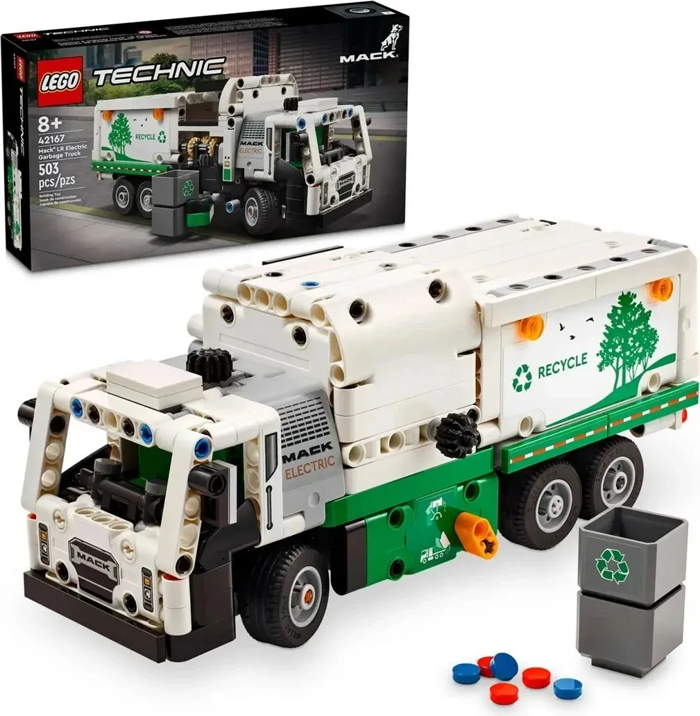 Set Lego Technic 42167 MACK LR Electric Garbage Truck - 1