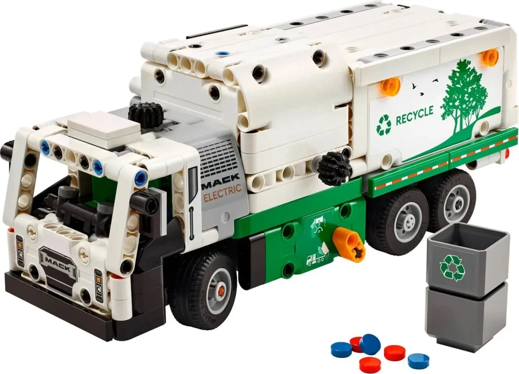 Set Lego Technic 42167 MACK LR Electric Garbage Truck - 3