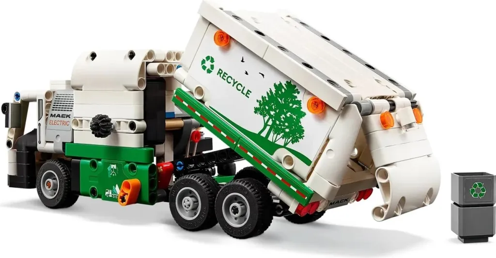 Set Lego Technic 42167 MACK LR Electric Garbage Truck - 6