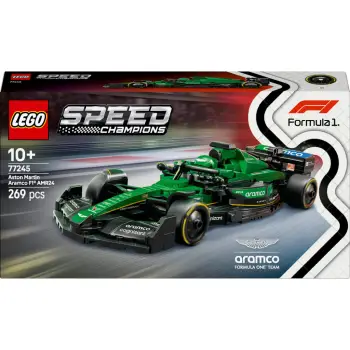 Set LEGO Speed Champions Aston Martin Aramco F1 AMR24, 269 pjesë, Jeshile