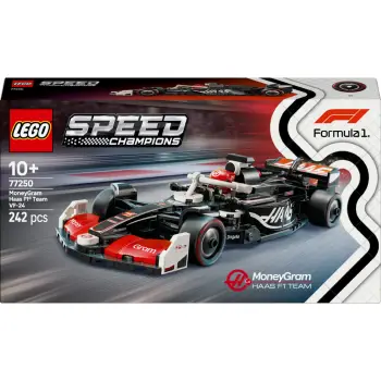 Set LEGO Speed Champions MoneyGram Haas F1 Team VF-24, 77250, 242 pjesë, me minifigurë