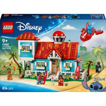 Set LEGO Disney Lilo and Stitch Beach House, 43268