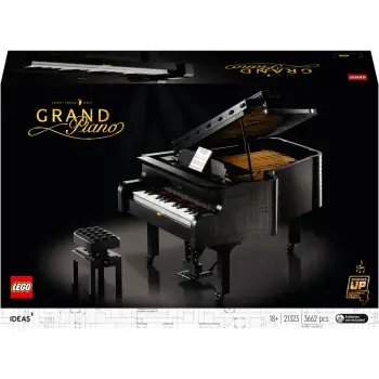 Set LEGO Ideas Grand Piano 21323, 18+, lodra ndërtimi, ngjyrë e zezë