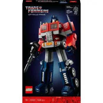 Set LEGO Creator Expert Optimus Prime 10302, 1508 copa, 18+ vjeç, e zezë