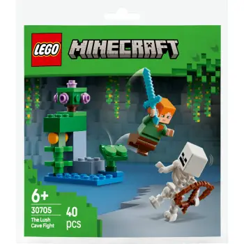 Set LEGO Minecraft 30705 The Lush Cave Fight, 40 pjesë