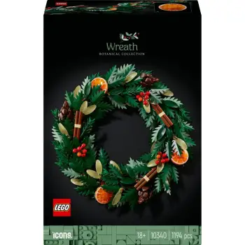 Set LEGO Art Weihnachtskranz, Botanical Collection, 1194 pjesë