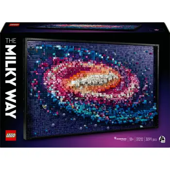 Set LEGO Galaxie Milky Way 31212, 3091 pjesë, mozaik dekorativ
