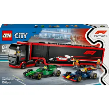 Set LEGO City 60445, Kamion me vetura F1 RB20 & AMR24