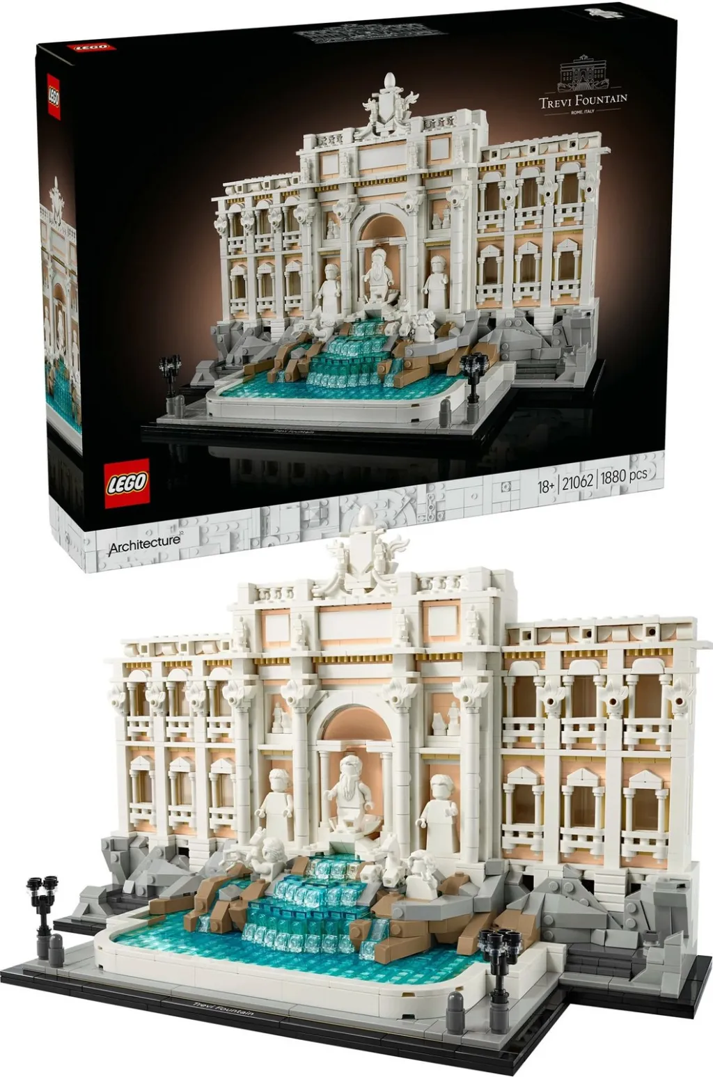 Lego Architecture 21062 Trevi Fountain - 3