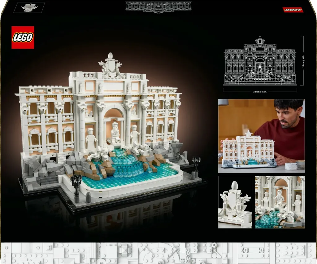 Lego Architecture 21062 Trevi Fountain - 9