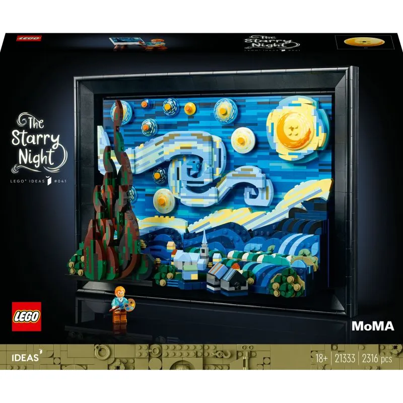 set LEGO Ideas Vincent van Gogh – Starry Night 21333, 18+, 2316 pjesë - 1