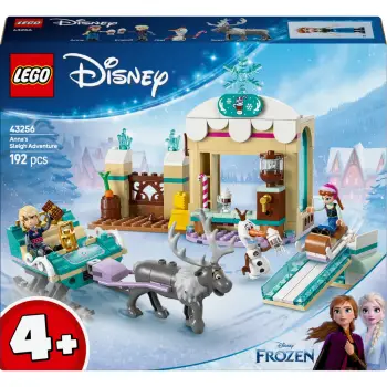 Set ndërtimi LEGO Disney 43256 Anna’s Sleigh Adventure, 192 pjesë, multikolor