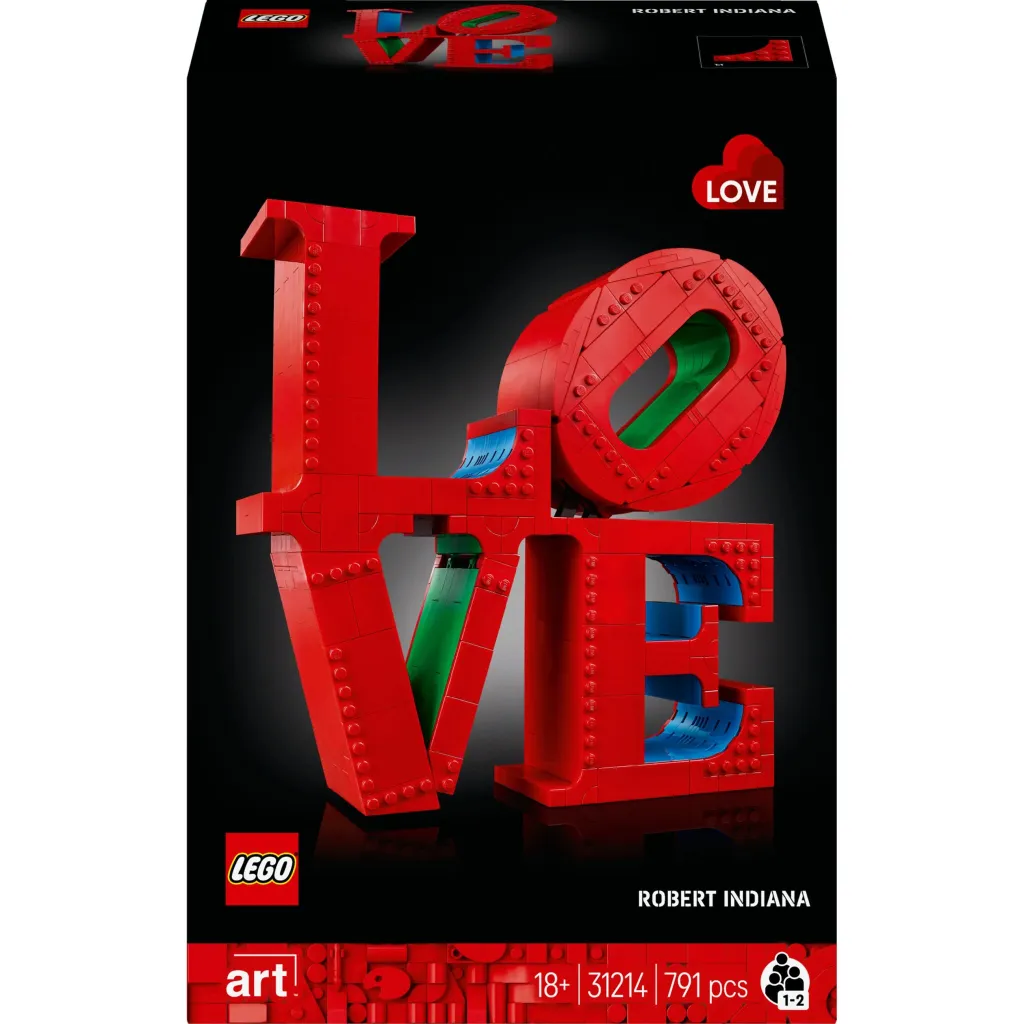 Set ndërtimi LEGO Art 31214 LOVE, shumëngjyrësh - 1