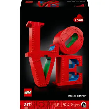 Set ndërtimi LEGO Art 31214 LOVE, shumëngjyrësh