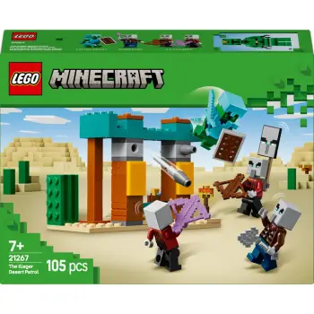 Set LEGO Minecraft 21267 The Illager Desert Patrol