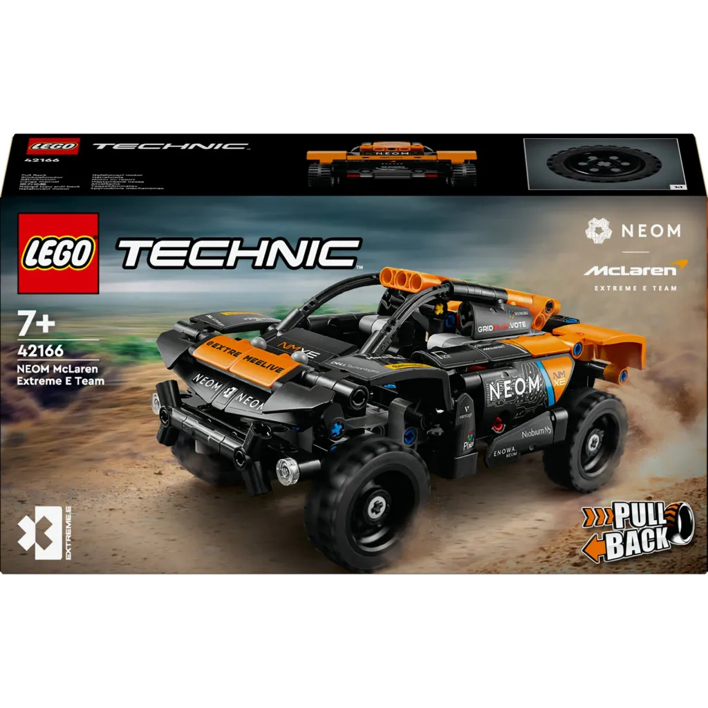 Set ndërtimi LEGO Technic 42166 NEOM McLaren Extreme E Race Car, 252 pjesë, multikolor - 1