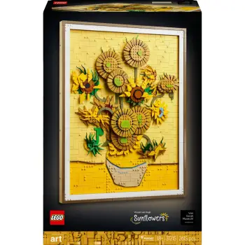 Set LEGO ART Vincent van Gogh Sunflowers 31215, për të rritur