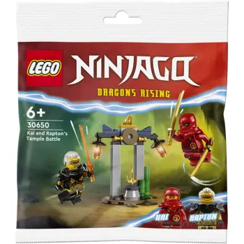 Set ndërtimi LEGO Ninjago 30650, Kai dhe Rapton, shumëngjyrësh