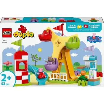 Set ndërtimi LEGO DUPLO Peppa Pig 10453, 53 pjesë, shumëngjyrësh
