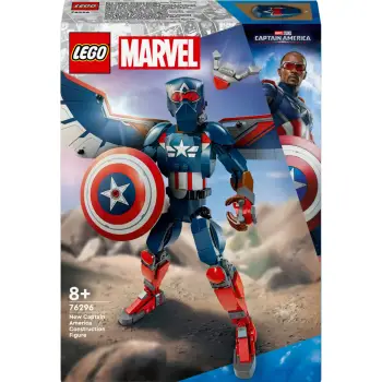 Set ndërtimi LEGO Marvel 76296 Captain America, shumëngjyrësh