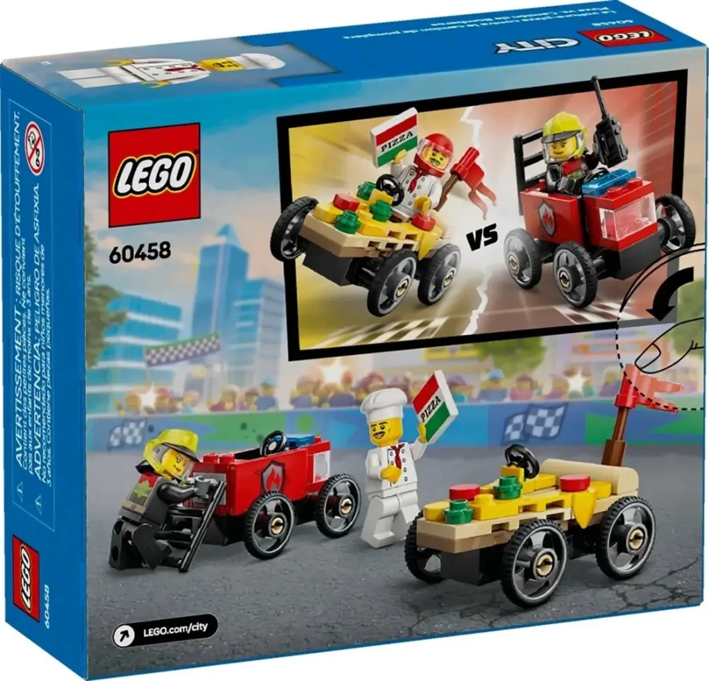 Set LEGO City 60458 Pizza vs. Fire Truck - 2