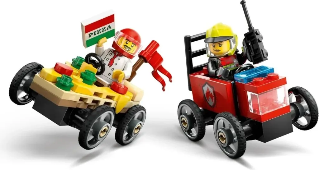 Set LEGO City 60458 Pizza vs. Fire Truck - 5