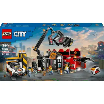 Set LEGO City 60472 Scrapyard me Vetura