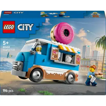 Set lodrash Lego City për fëmijë, Mobile Donut Shop