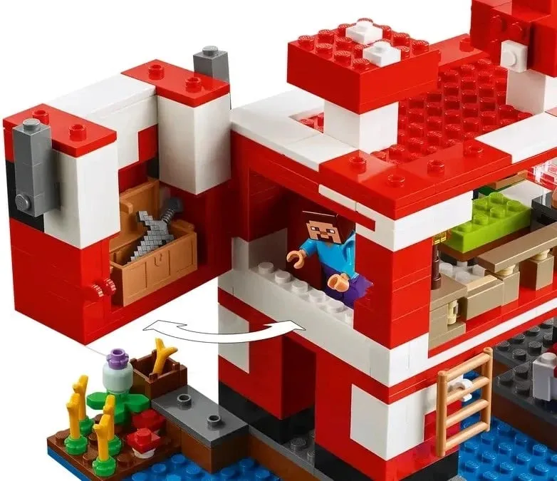 Set LEGO Minecraft 21270 Mooshroom House - 5