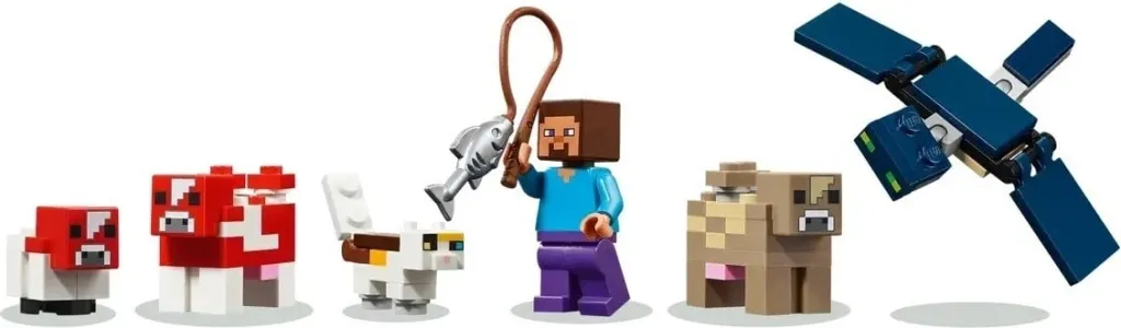 Set LEGO Minecraft 21270 Mooshroom House - 7