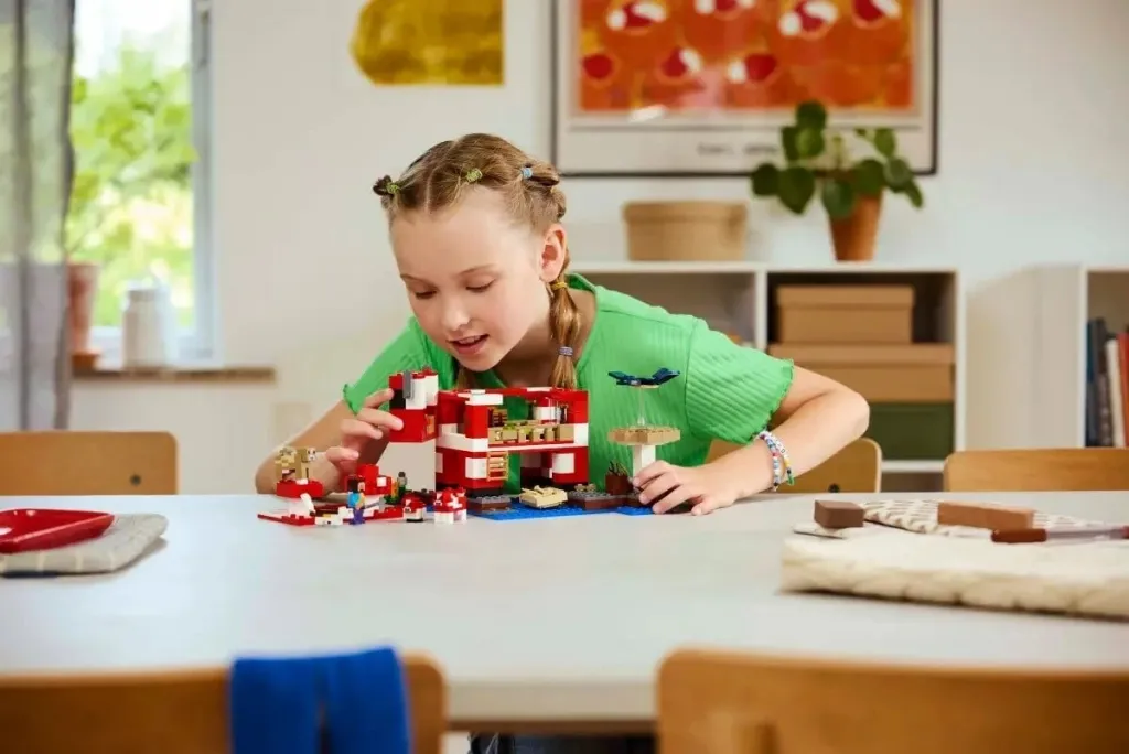 Set LEGO Minecraft 21270 Mooshroom House - 8