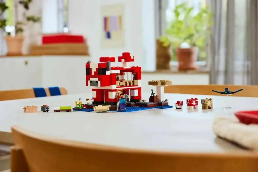 Set LEGO Minecraft 21270 Mooshroom House - 10