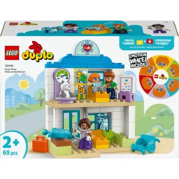 Set ndërtimi LEGO DUPLO 10449, 65 pjesë, shumëngjyrëshe