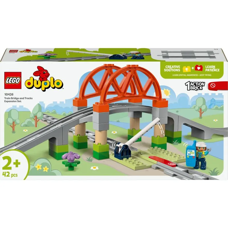 LEGO DUPLO Town – Train Bridge & Tracks Expansion Set 10426 - 1